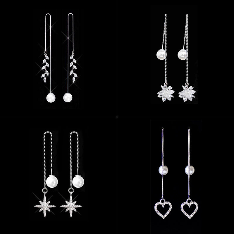 Star Moon Leaves Ice Flower Clover Hair Ball Long Ear Line