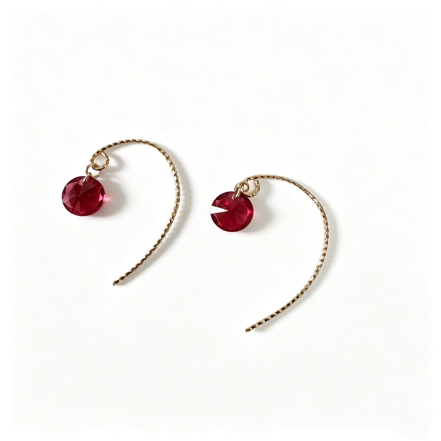 Women's Eight Hearts Arrows Zircon French Handmade Ear Line