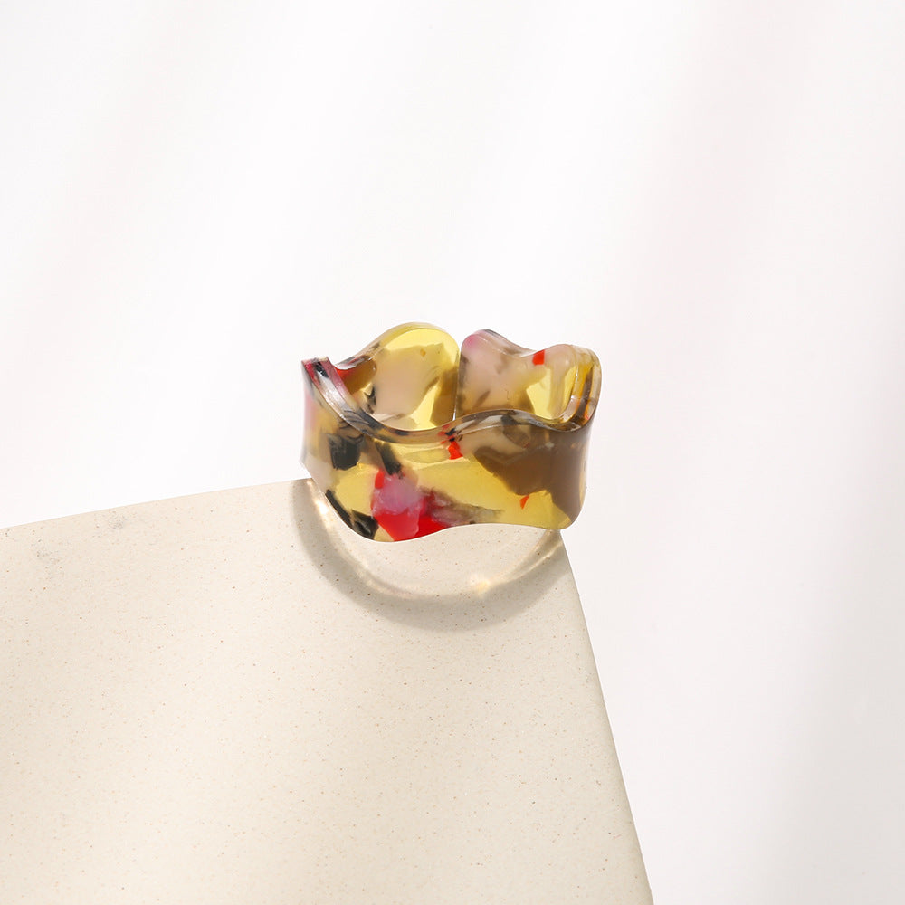 Women's Open Fashion Design Romantic Trendy Couple Rings