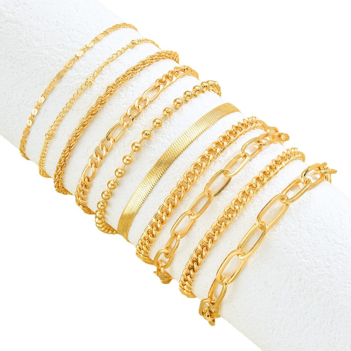 Classy Comfortable Of Personalized Alloy Combination Bracelets