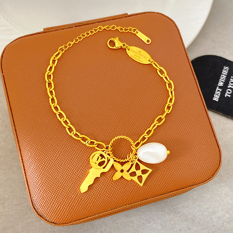 Light Luxury Micro Inlaid Zircon Woven Wire Mesh Fashion Temperament Bracelet