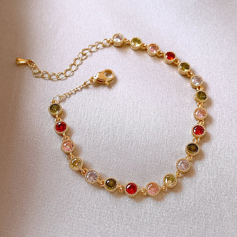 Women's Oval Leaf Small Fresh Gentle Temperament Light Luxury High Sense Bracelet