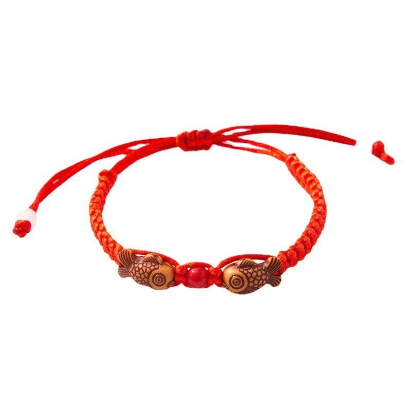 Pisces Red Rope Dragon Boat Festival Colorful Small Bracelet