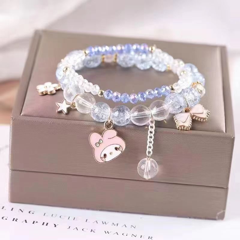 Jewelry Crystal String Beads Cartoon Couple Gift Night Bracelets