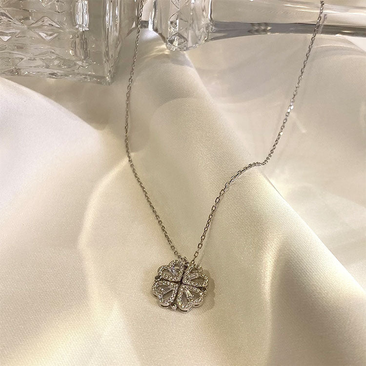 Love Clover Female Clavicle Chain Cold Necklace