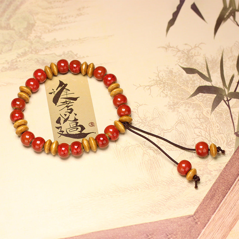 Hand Strap Ceramic Chinese Beaded Female Bracelets