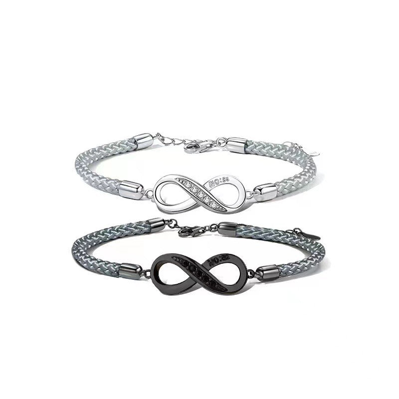 Women's & Men's For Niche Design Woven Long-distance Love Bracelet