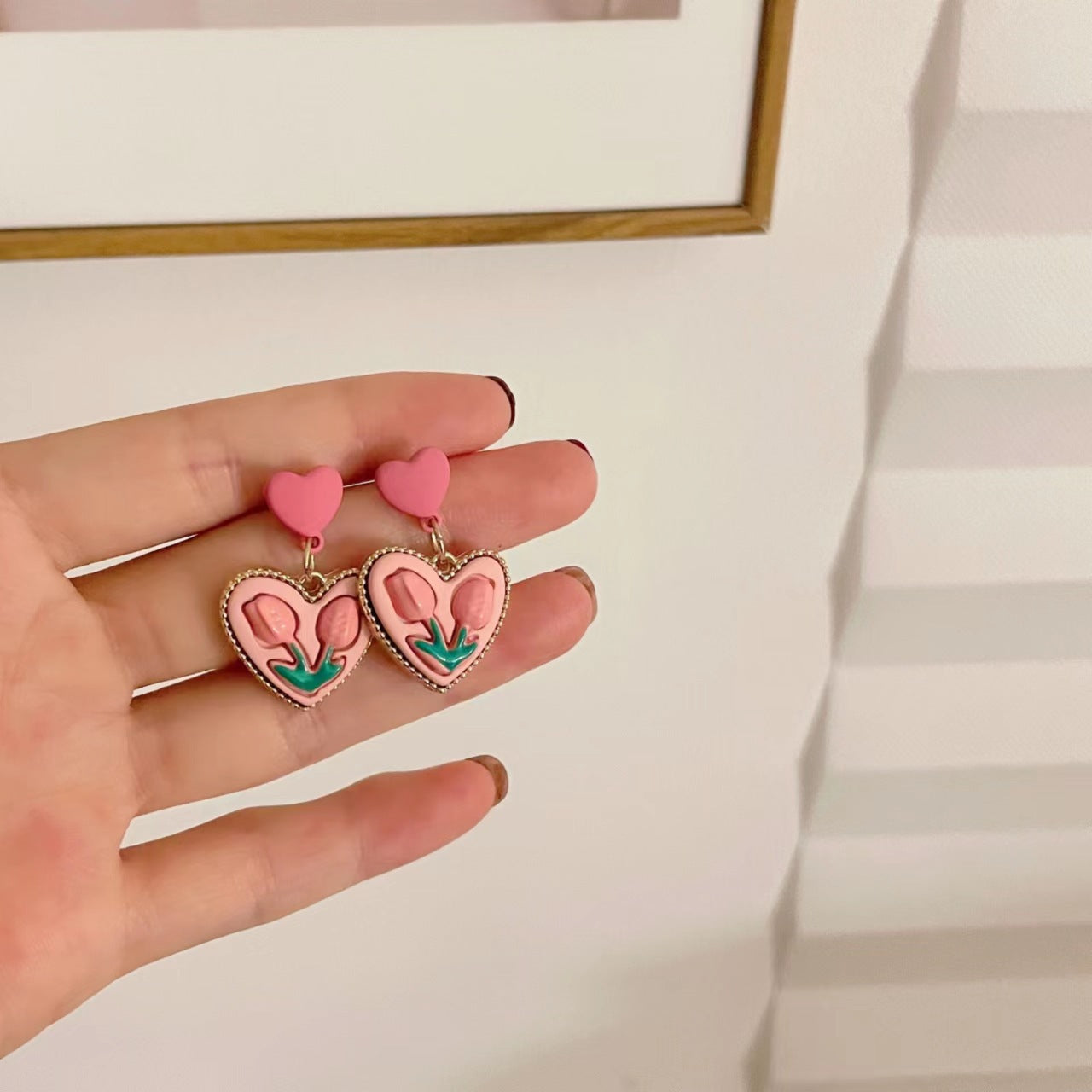 Female Sweet Lady Tulip Summer Ear Rings