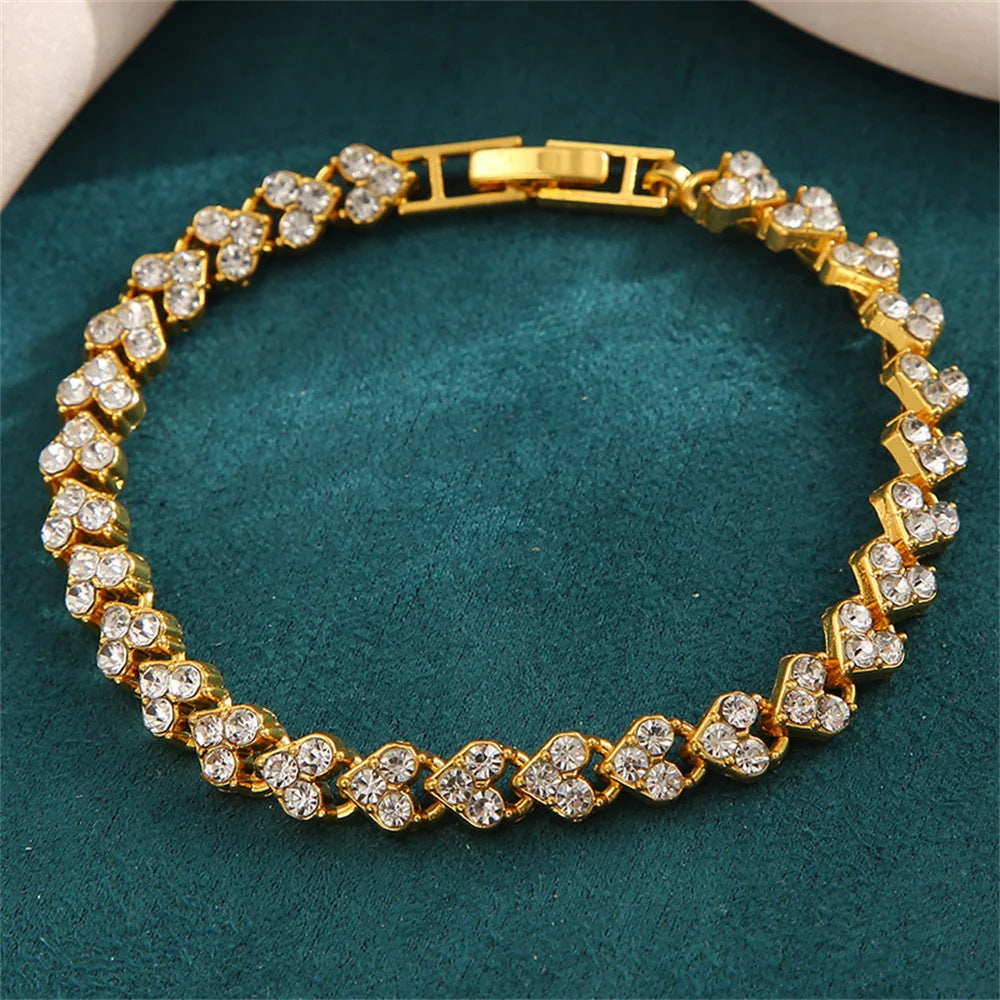 Zircon Adjustable Roman Light Luxury High Sense Bracelets