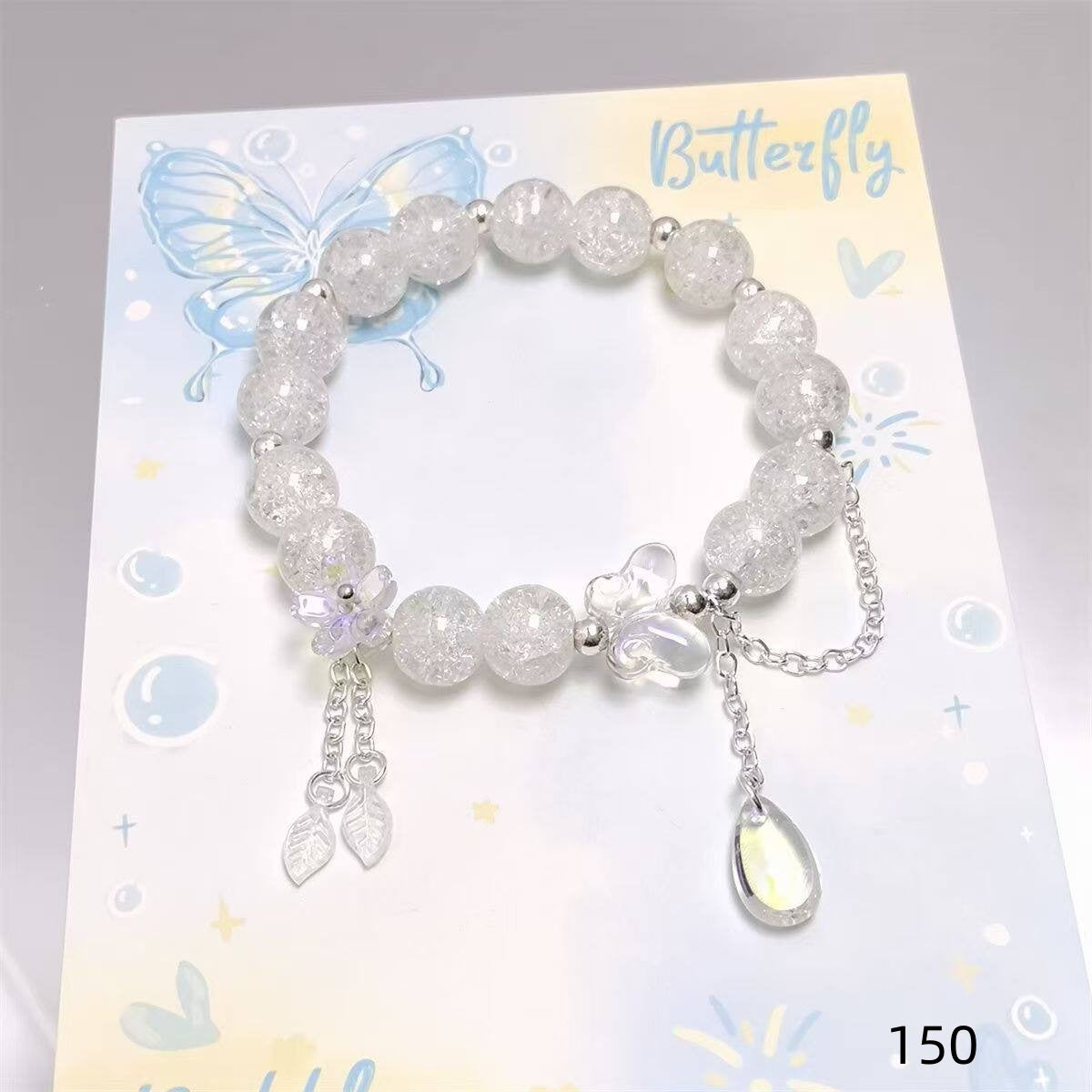 Colorful Crystal String Beads Fishtail Sweet Super Fairy Girlfriends For Bracelets