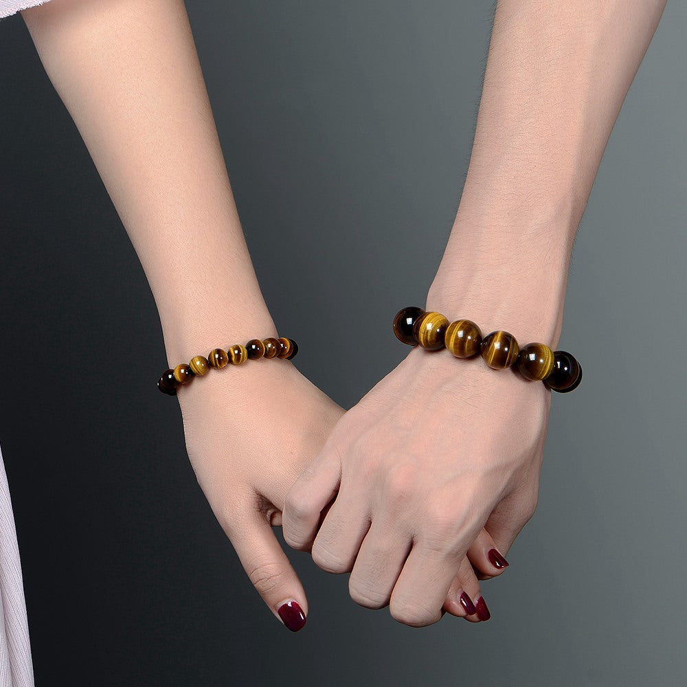 Women's & Men's Tiger's Eye Boutique Tiger Stone Eagle Cat Single Bracelets