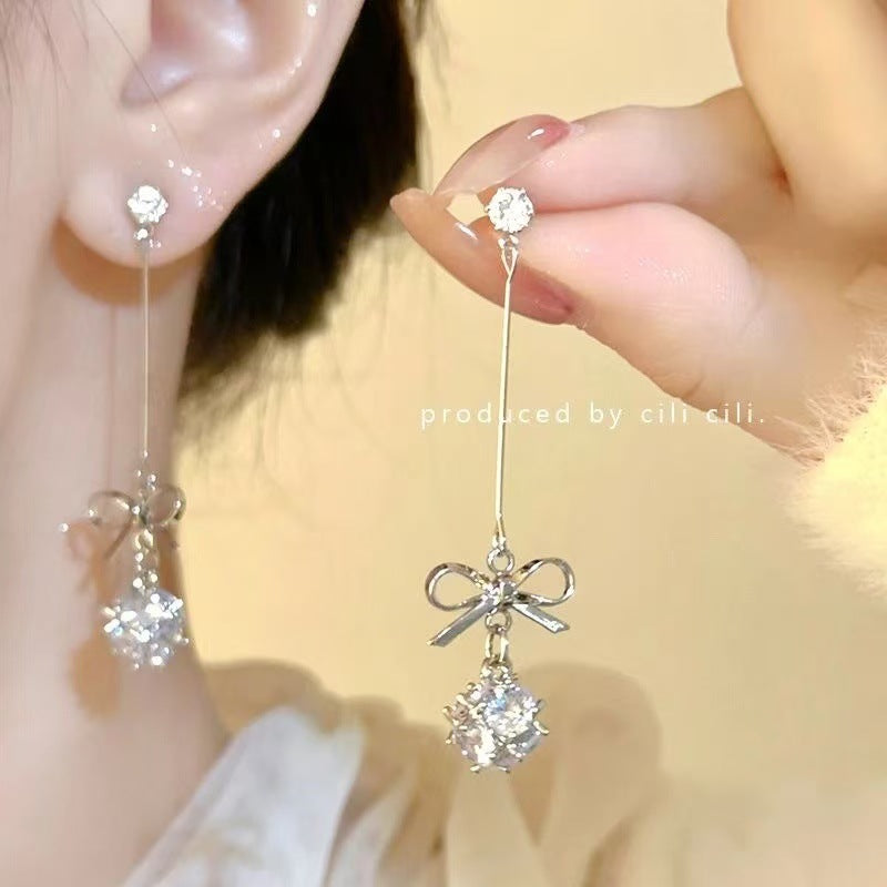 Luxury Pearl Water Drop Niche High Sense Temperament Fashion Earrings