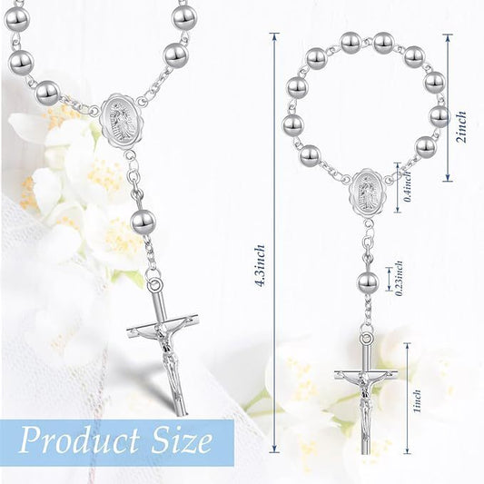 Mini Beads Baptism Finger Gift First Communion Bracelet