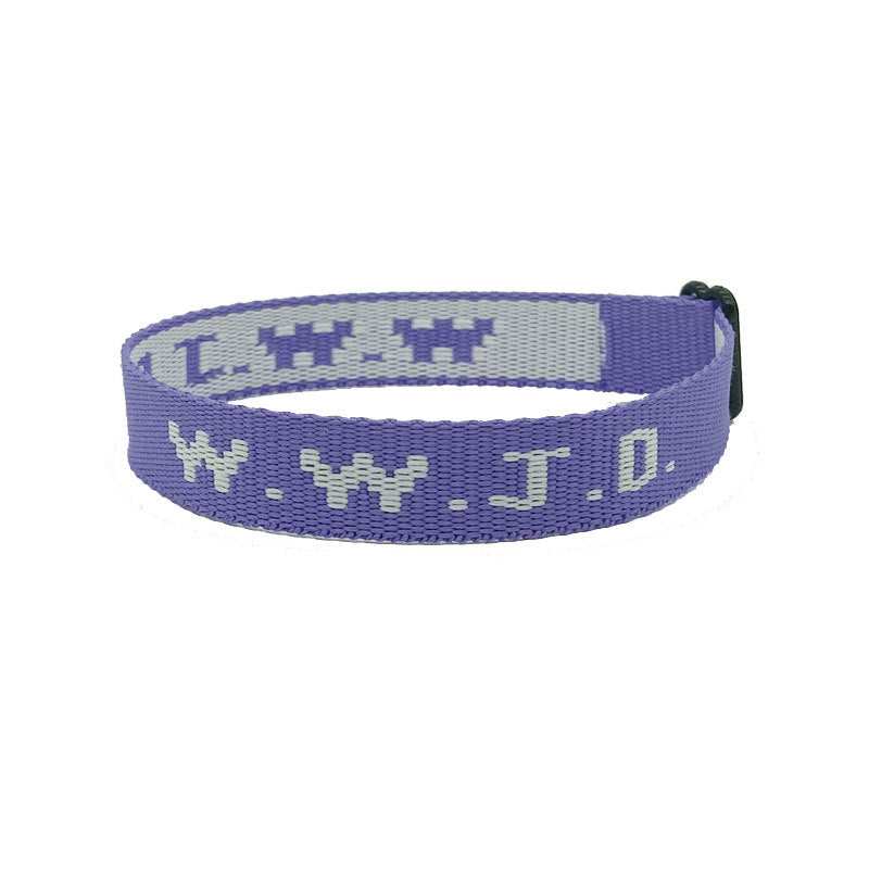 Jacquard Printing Wristband Unisex Wrist Strap For Bracelets