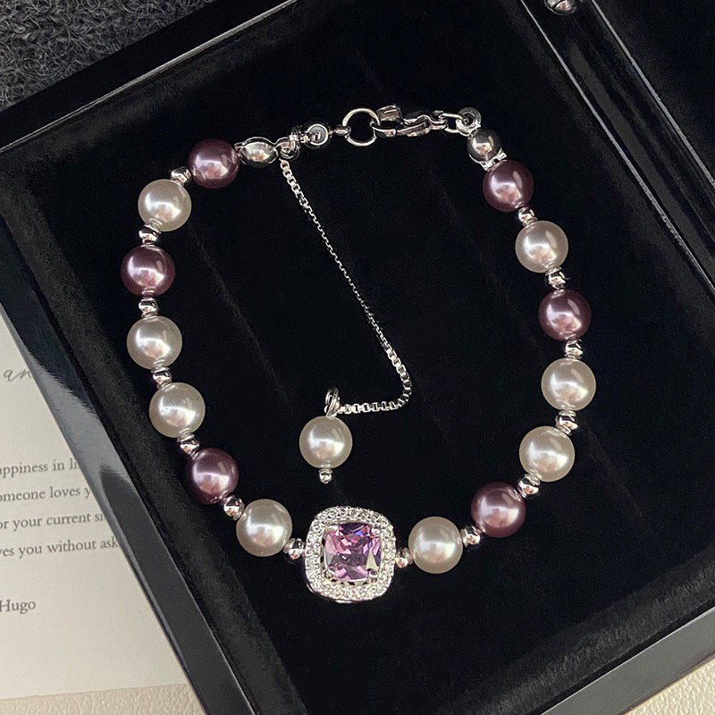 Women's Oval Leaf Small Fresh Gentle Temperament Light Luxury High Sense Bracelet