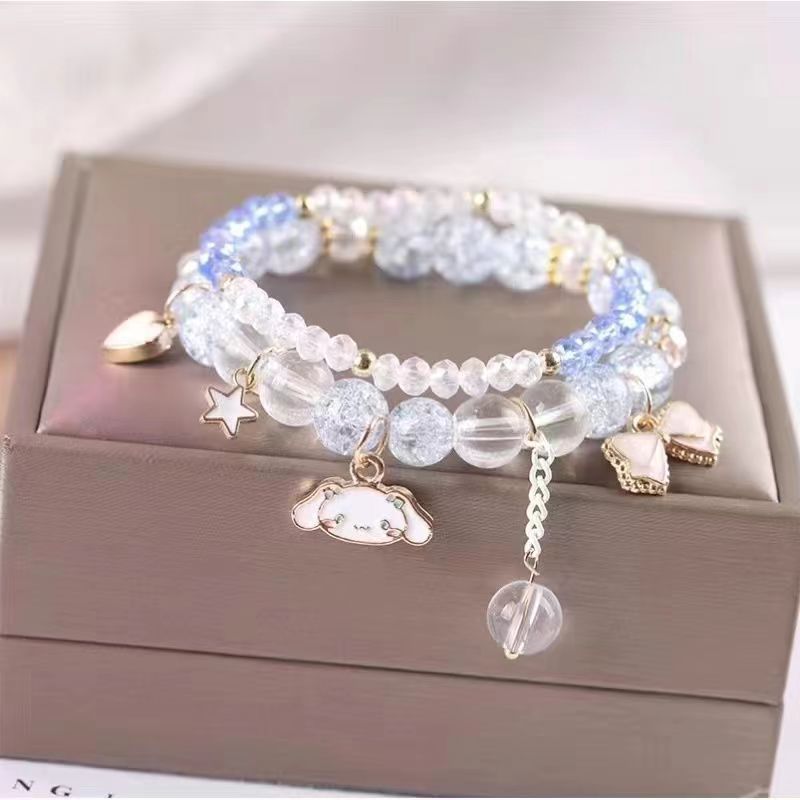 Jewelry Crystal String Beads Cartoon Couple Gift Night Bracelets