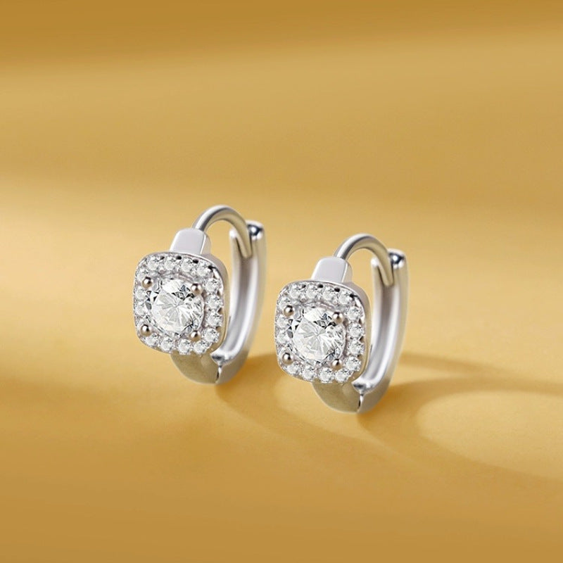Sense Graceful Petite Light Luxury Simplicity Stud Earrings