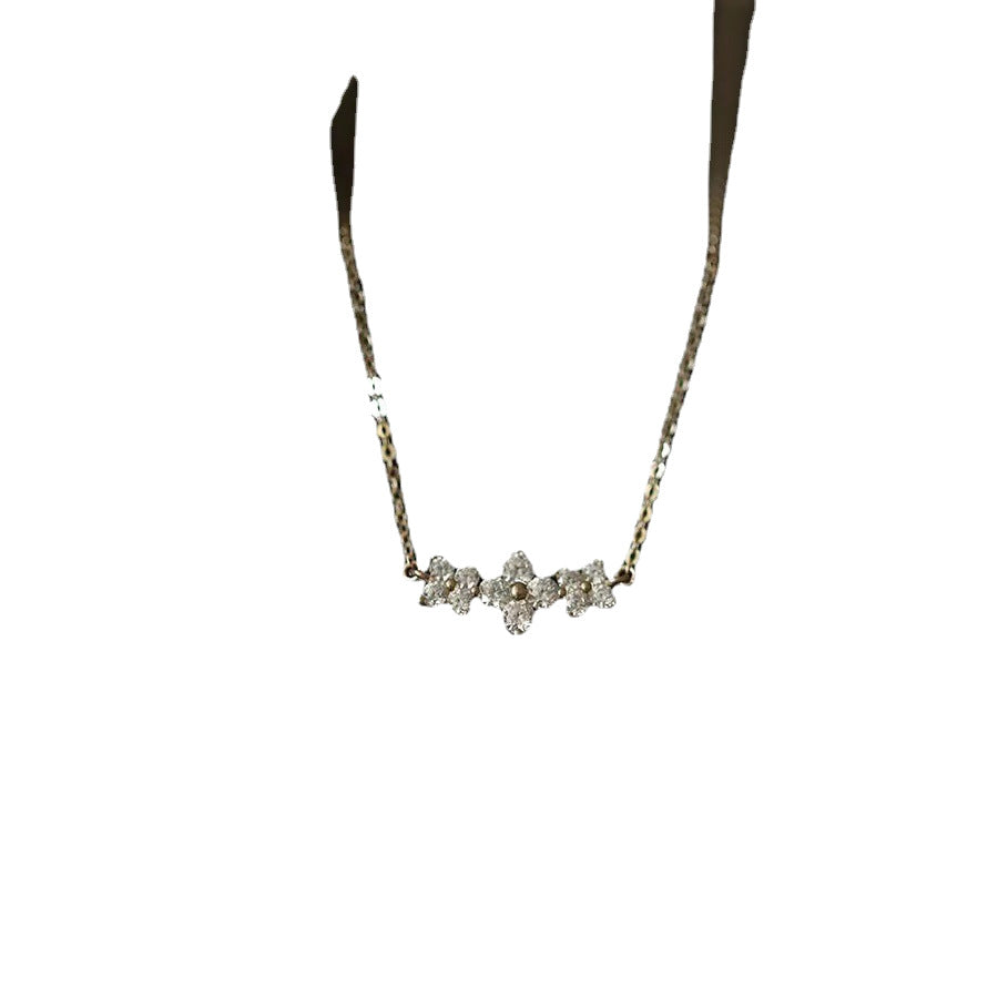 Diamond Clover Clavicle Chain Female Simple Affordable Luxury Fashion Necklace
