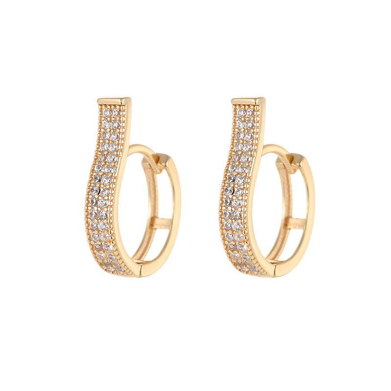Banyan Tree Sterling Sier Light Luxury Geometric Female Stylish Unique Earrings