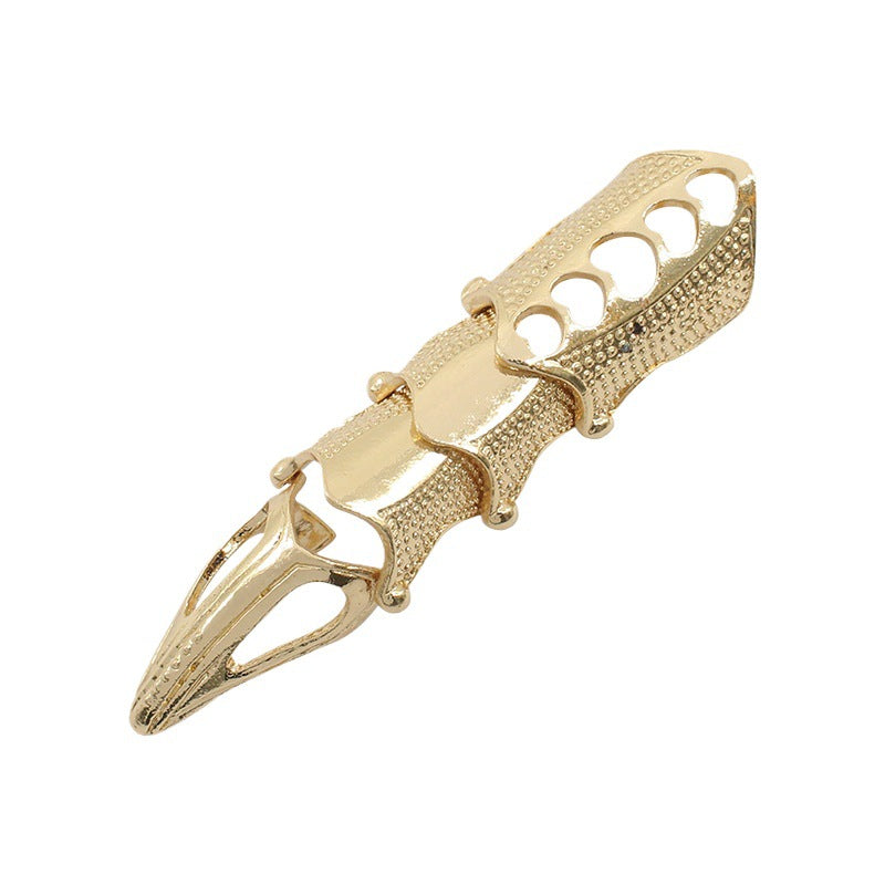High Profile Retro Punk Gothic Metal Armor Bendable Bracelets