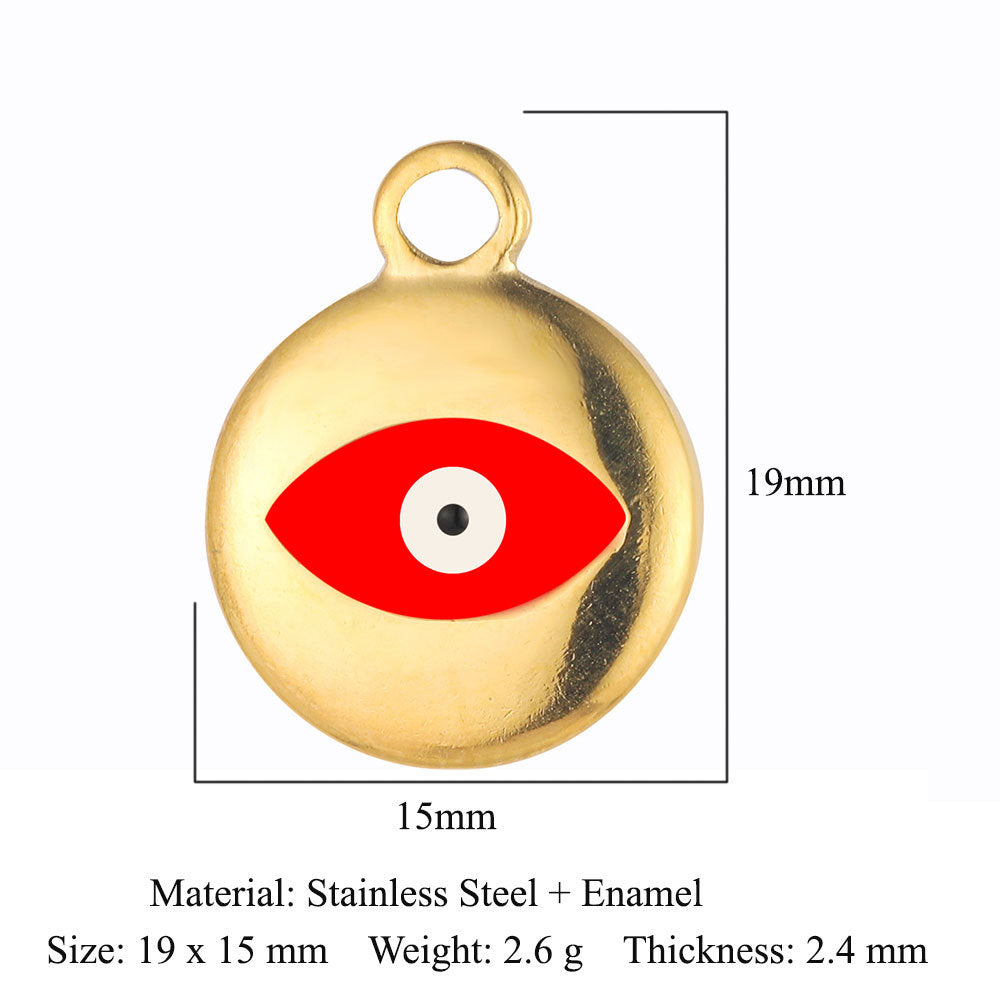 Eyes Stainless Steel Eye Of God Ornament Pendants