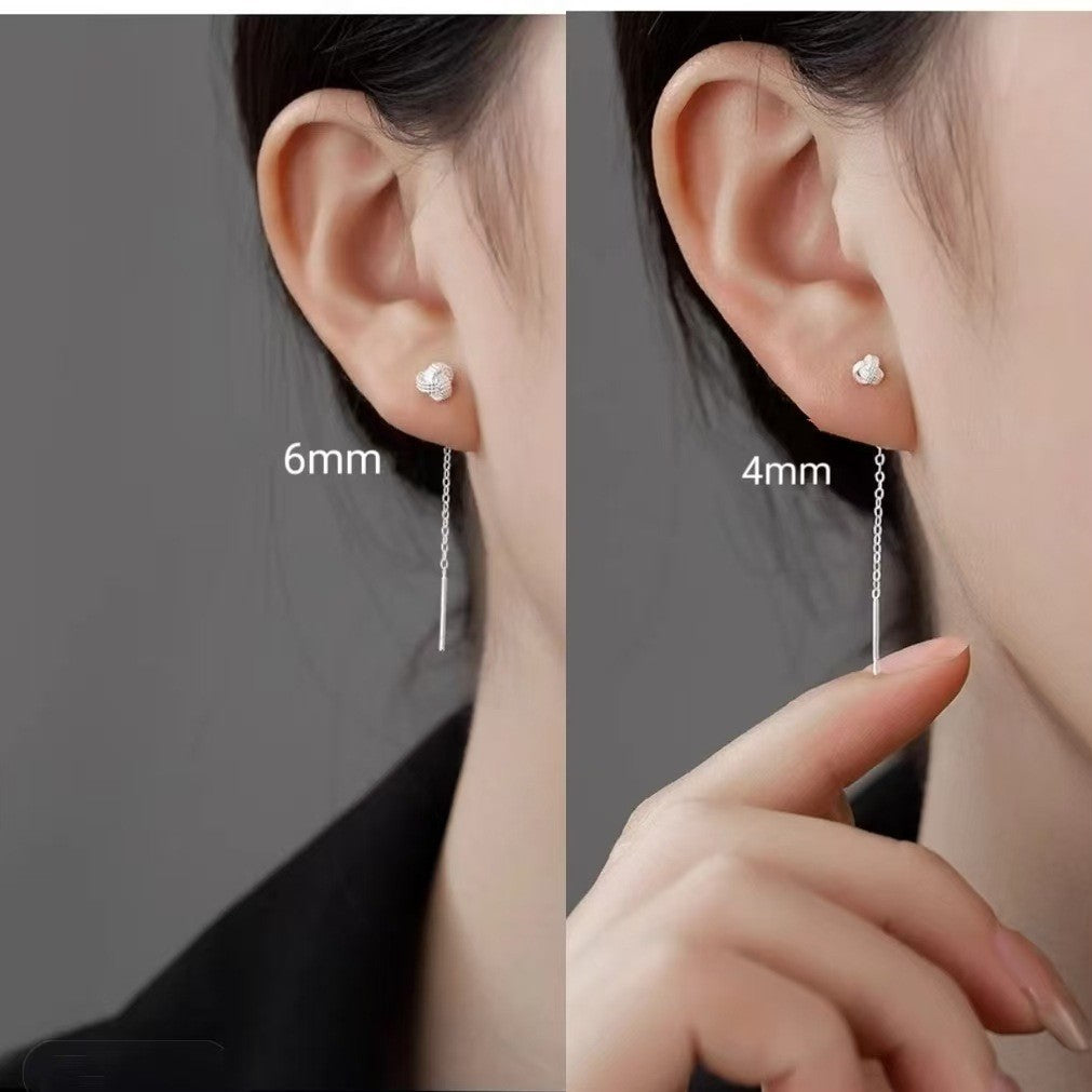 Women's Knot Tassel String Light Luxury Minority Design Ear Line
