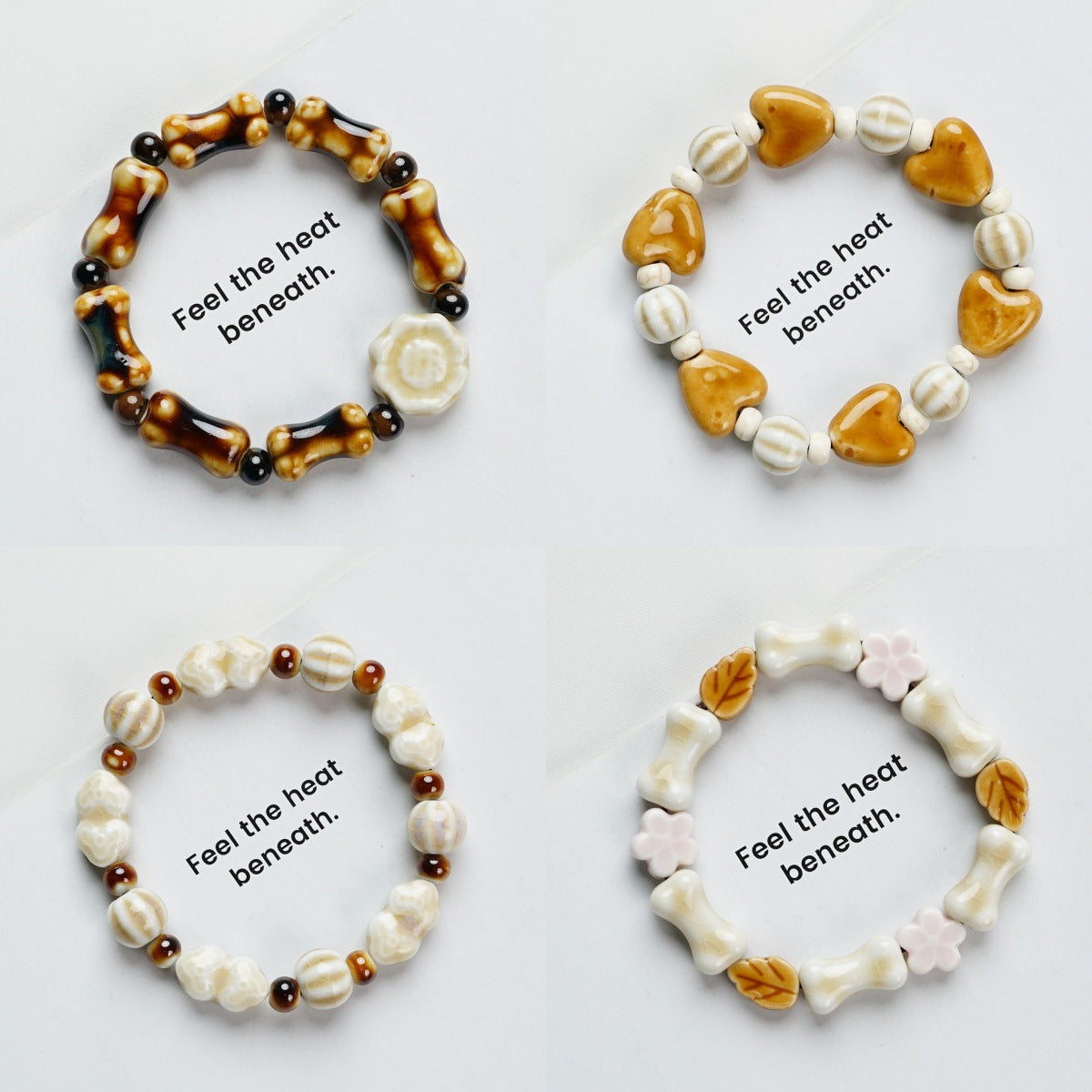 Ceramic Beaded Small Fresh Live Sweet Bracelet
