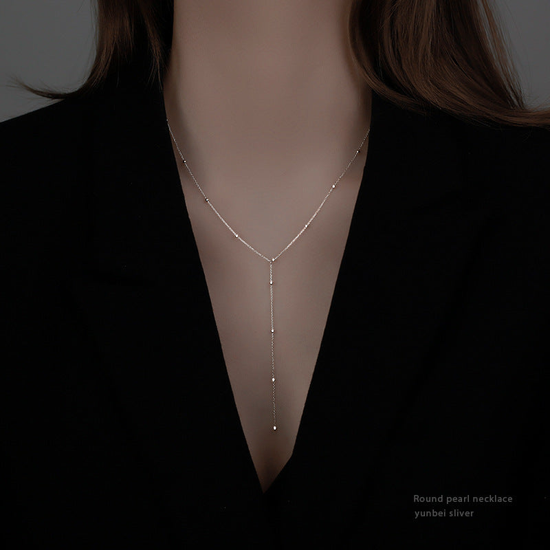 Women's Simple Cold Style Clavicle Chain Light Luxury Minority Design Necklace