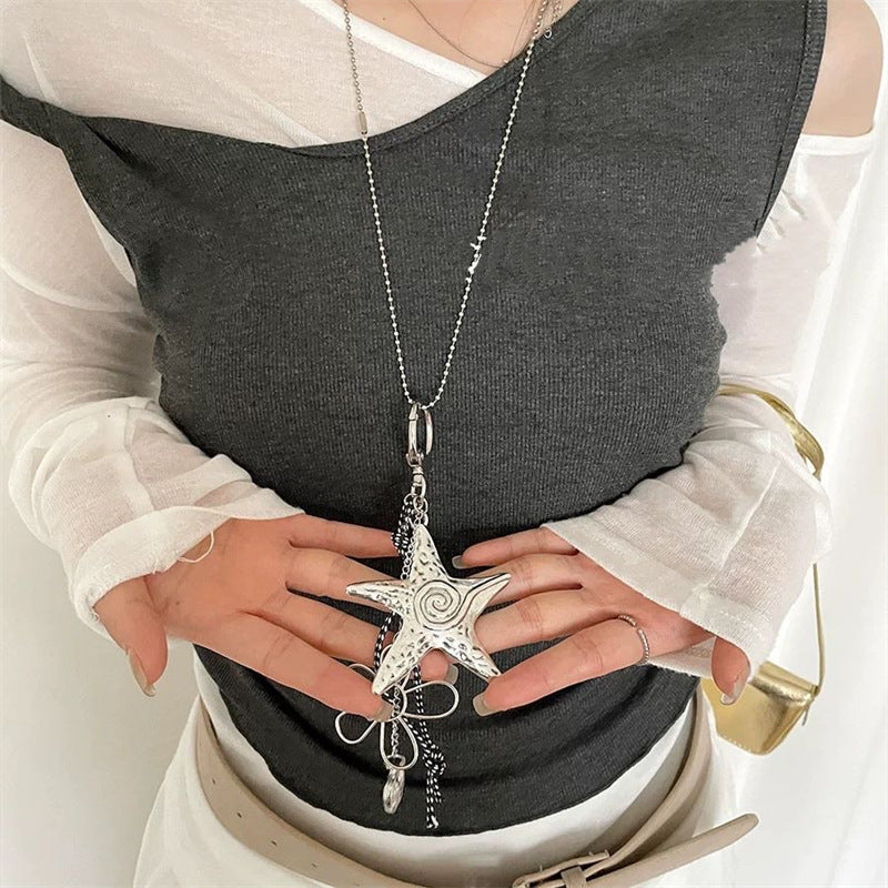 Women's Starfish Beaded Summer Long With Skirt Sweet Cool Hot Style Necklace