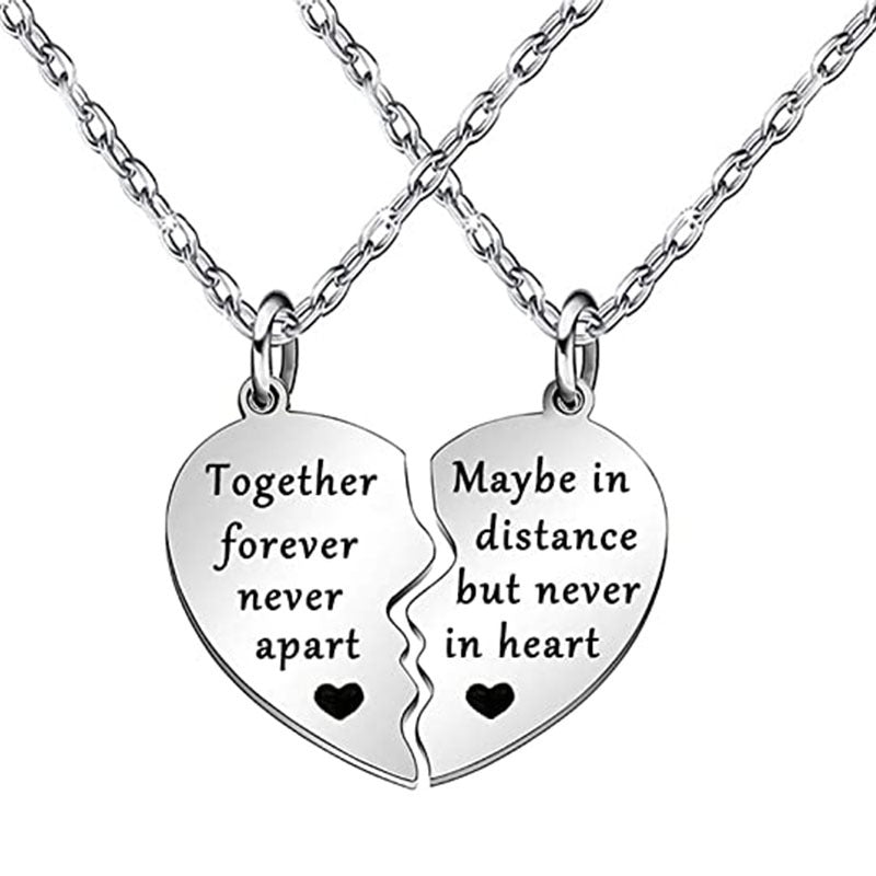 Pretty Trendy Stainless Steel Couple Gift Pendants
