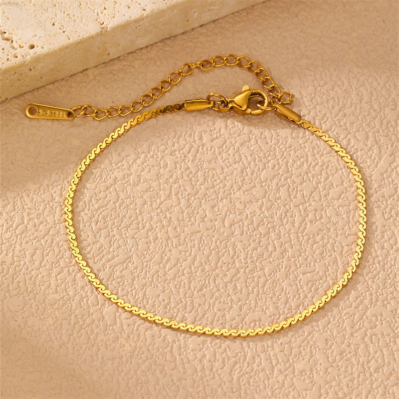 Women's Not Easy To Fade Stainless Steel Bohemian Minimalist Bracelet