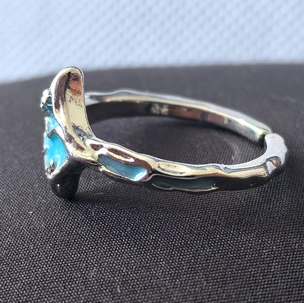 Women's Irregular Pleated French Style Twin Open Cold Korean Simple Sense Bracelets