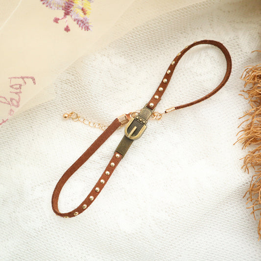 Bohemian Waste Soil Style Millennium Hot Female Brown Necklace