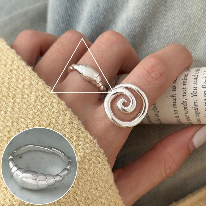 Women's Style Temperament Water Drop Retro Stylish Rings