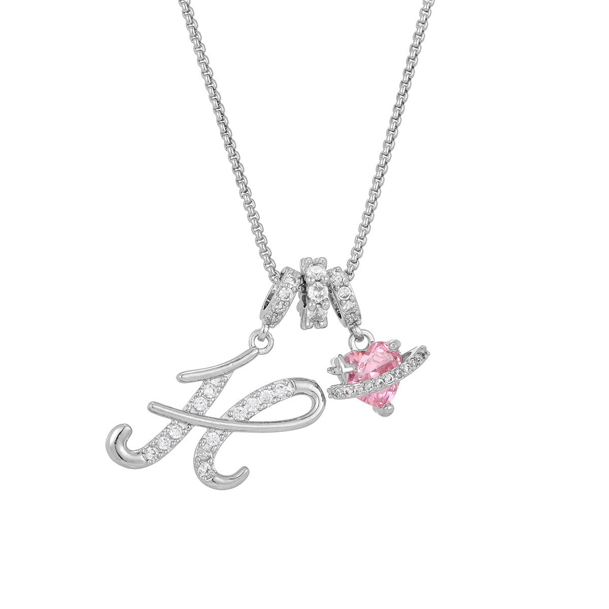 Dopamine English Letter Light Luxury Minority Necklaces