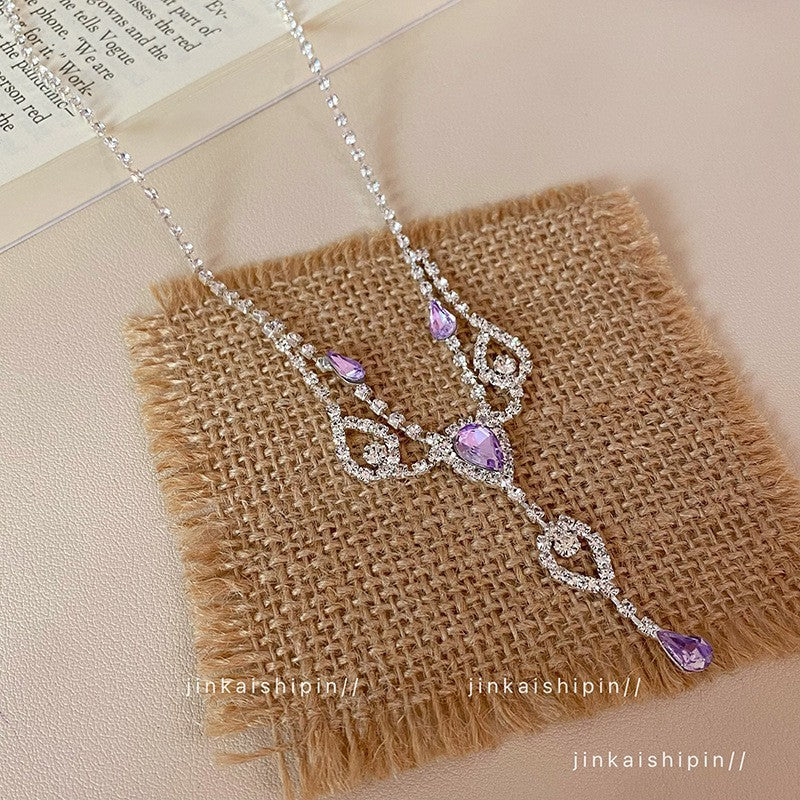 Butterfly Drop Female Mori Style Niche Exquisite Fashion Sweet Necklace