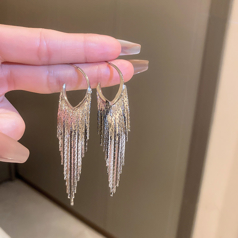 Tassel Fashion Ear Temperament Entry Lux Earrings