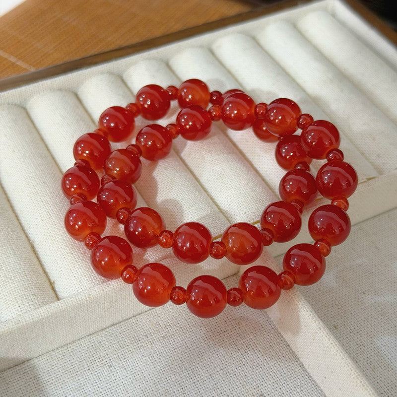 Double Layer Twin Chinese Style Safe National Circle Niche String Bracelet