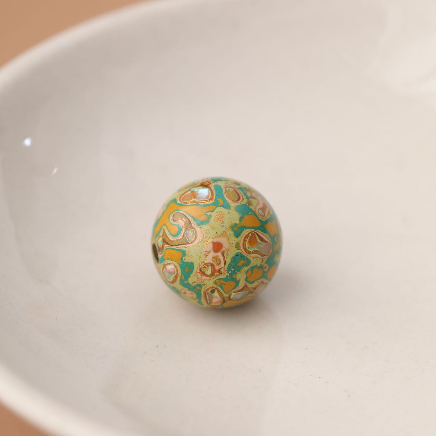 Paint Inlaid Snail Scattered Beads Crafts Live Bracelet
