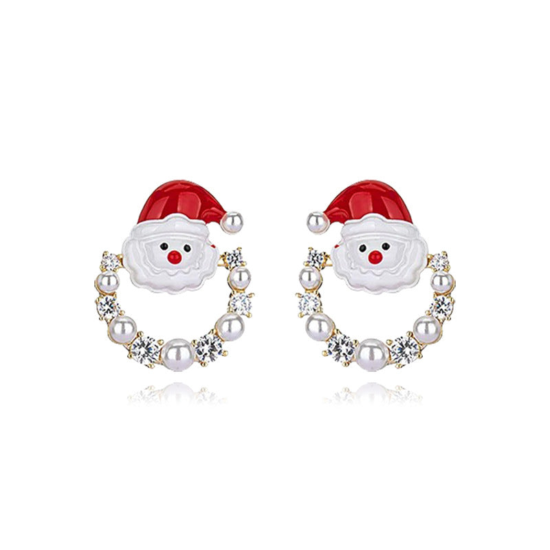 Christmas Tree Eardrops Series Female Cartoon Earrings