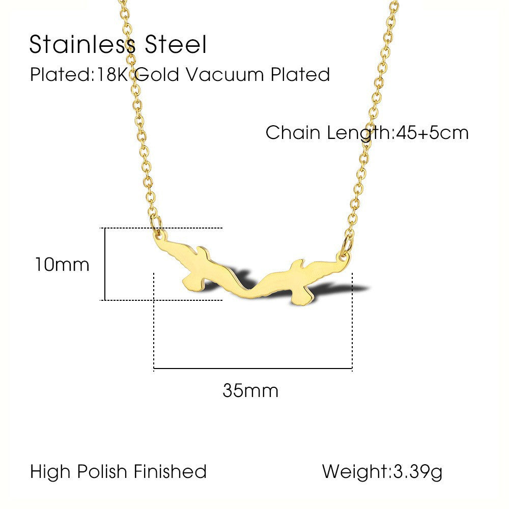 Women's Cartoon Animal Series Personalized Stainless Steel Necklace