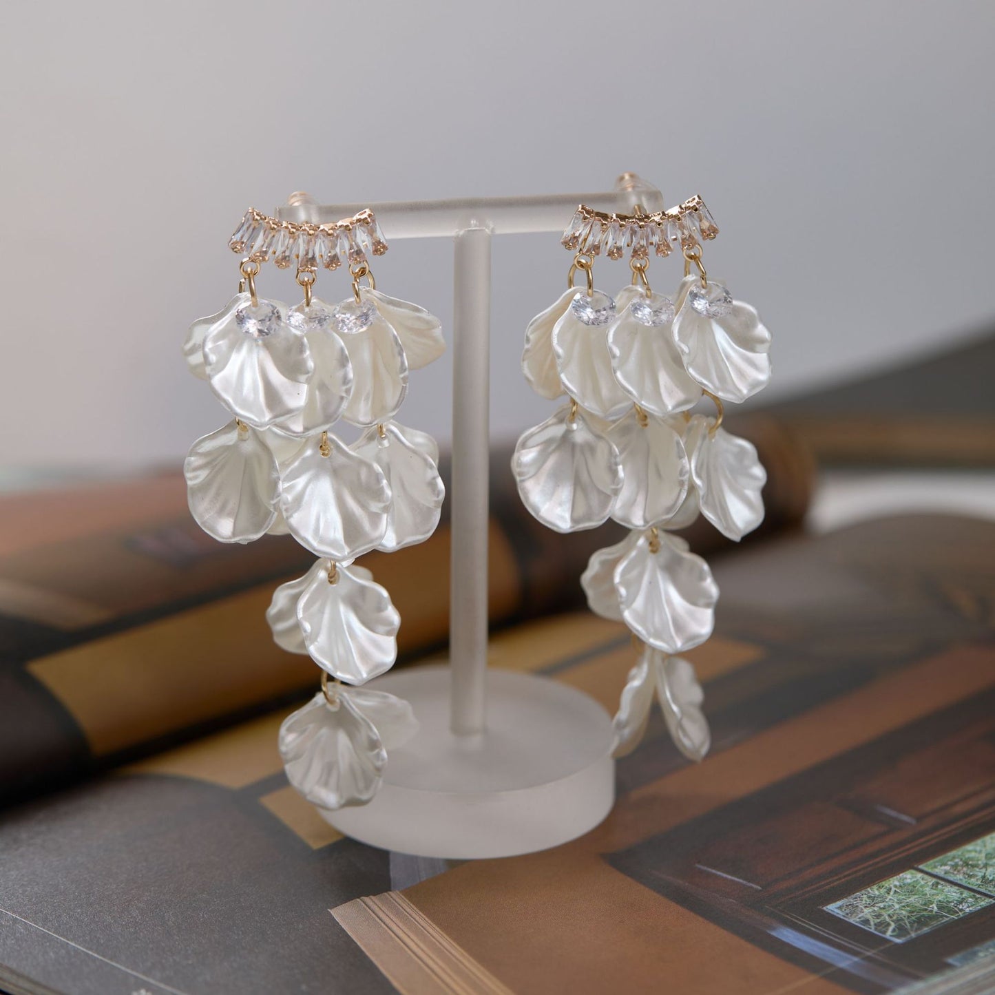 Wind Chimes French Tassel Female Design High Sense One-piece Mosquito Earrings