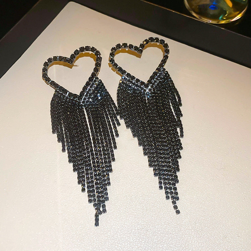 Cheese Pleated Fashionable Casual Style Ear Hook Earrings
