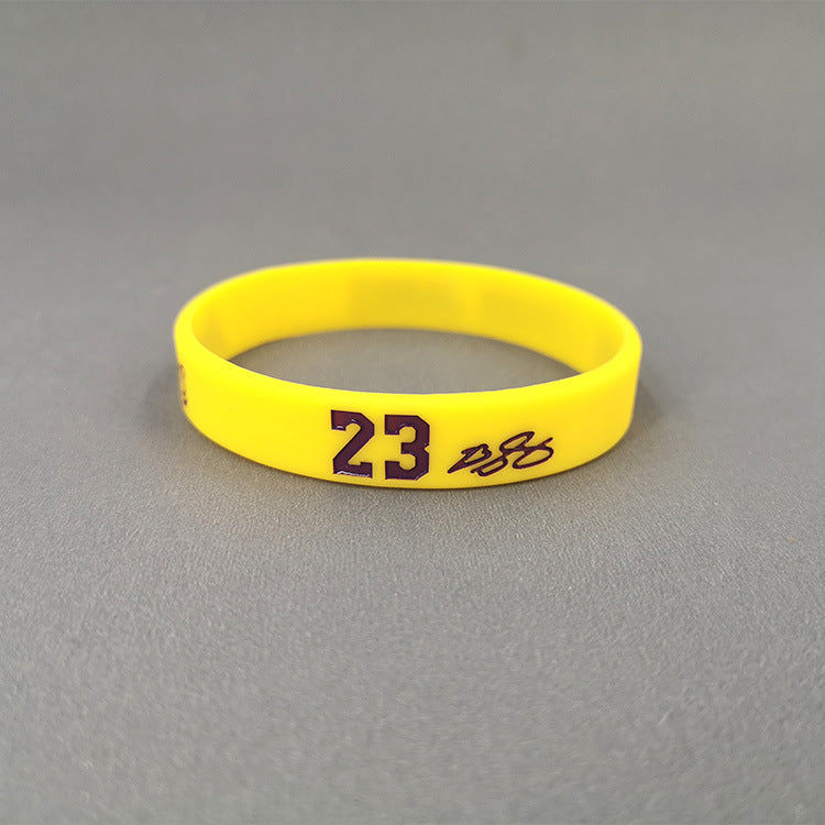 Basketball Kobe James Curry Sports Wristband Custom Luminous Bracelets