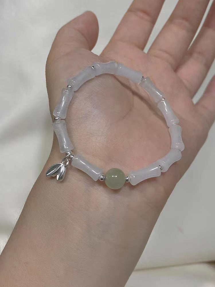 Chinese Style Bamboo Leaf Design Ancient Personality Fashion Bracelet