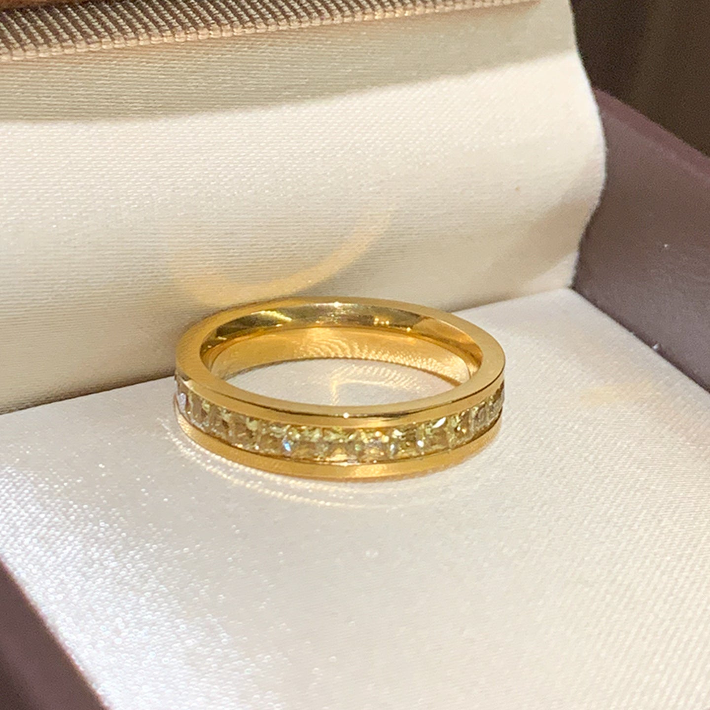 Female Light Luxury High Sense Little Finger Titanium Steel Design Ring