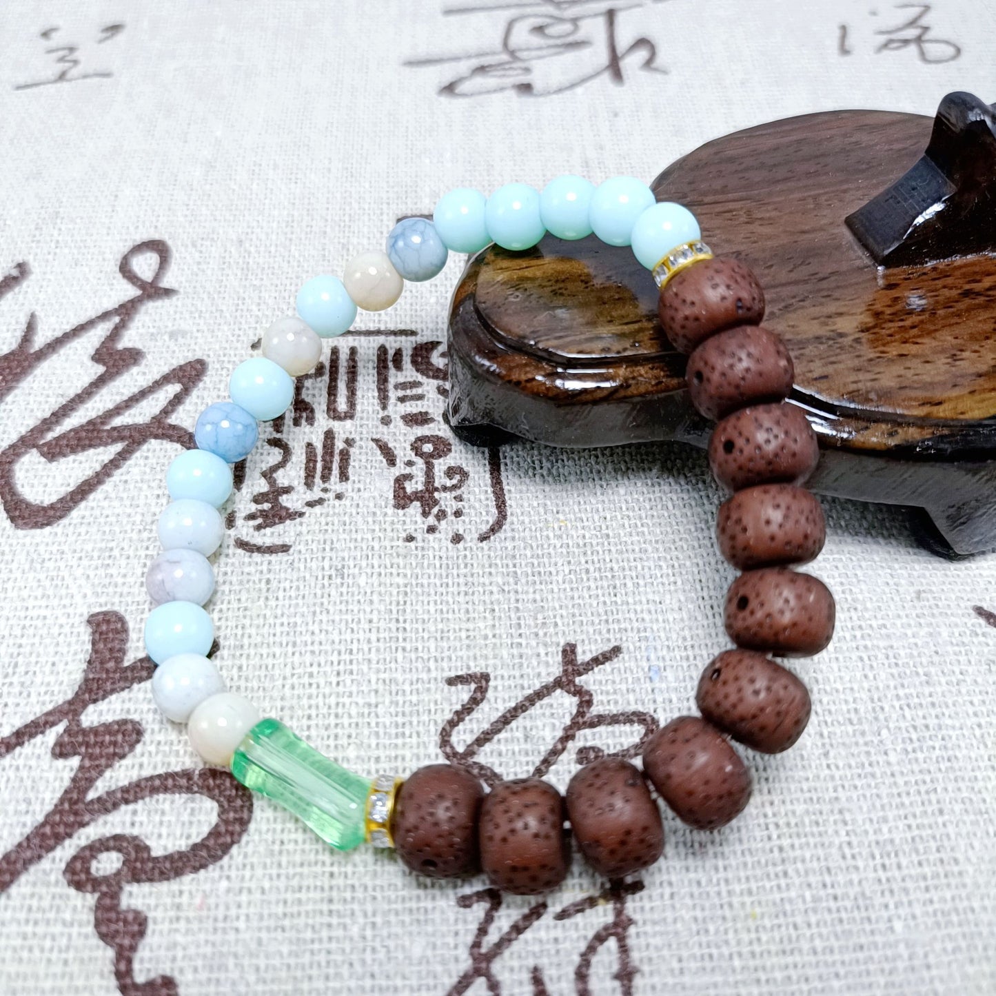 Women's & Men's King Walnut National Bodhi Cultural Artifact Prayer Beads Stall Live Bracelets