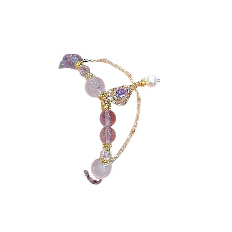 Crystal Lovers Amethyst Beaded Female Girlfriends Bracelets