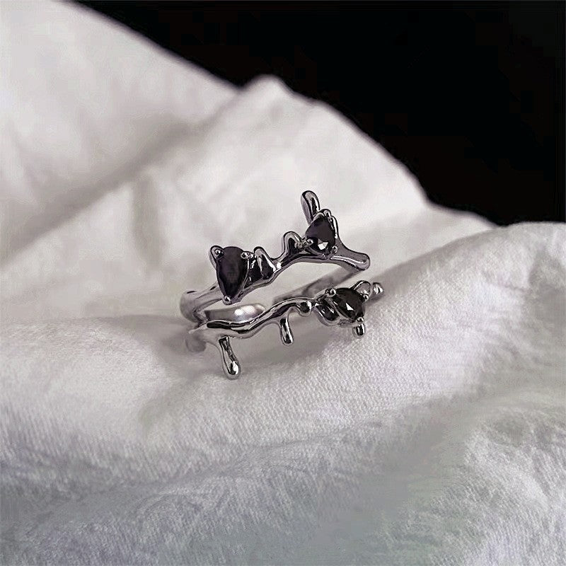 Women's Luxury Design Sense Niche Exquisite Cold Style Rings