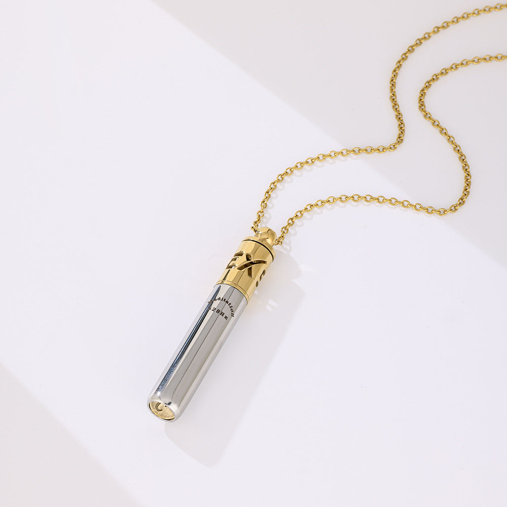 Rocket Meditation Breathing Whistle Hz Decompression Necklaces